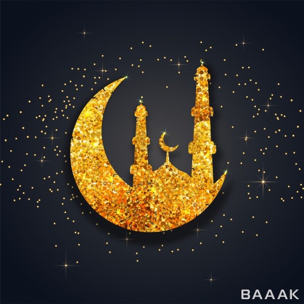 پس-زمینه-پرکاربرد-Fantastic-background-with-glittering-mosque-moon_203227850