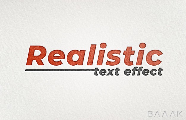 افکت-متن-زیبا-و-خاص-Realistic-pressed-paper-3d-text-style-effect_823917929