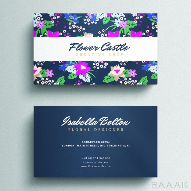 کارت-ویزیت-مدرن-و-جذاب-Beautiful-floral-business-card-mockup_1739431
