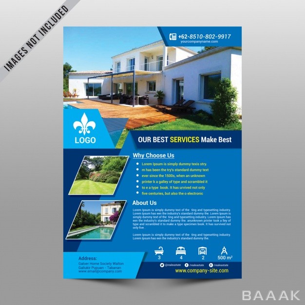 موکاپ-خاص-Blue-real-estate-flyer-mockup_419295780