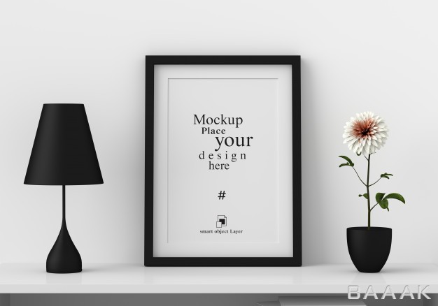 موکاپ-مدرن-Mockup-blank-photo-frame-modern-living-room_248945634