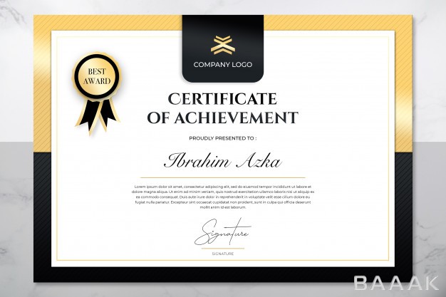 قالب-سرتیفیکیت-جذاب-و-مدرن-Modern-certificate-achievement-template_566238154