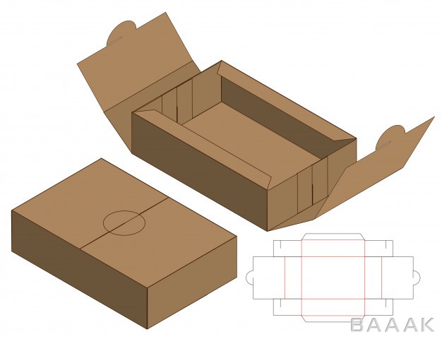 موکاپ-خاص-و-مدرن-Box-packaging-die-cut-template-design-3d-mock-up_291442159