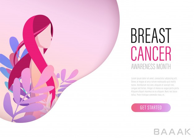 صفحه-فرود-زیبا-و-جذاب-Breast-cancer-day-ribbon-international-landing-page_4055963
