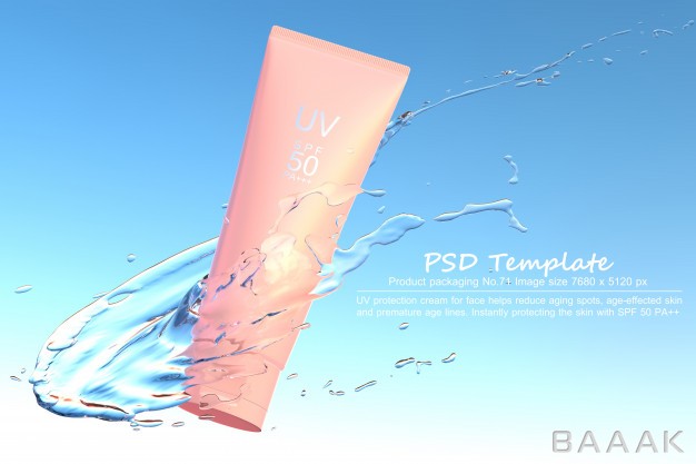 پس-زمینه-پرکاربرد-Uv-sunscreen-product-with-water-splash-blue-background-3d-render_673439187