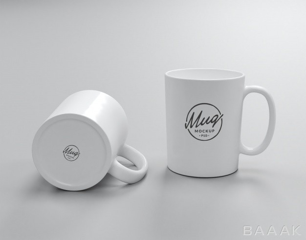 موکاپ-پرکاربرد-Two-white-mugs-mockup_370185114