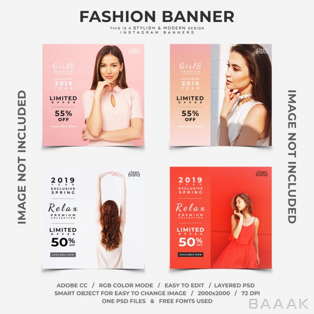 اینستاگرام-مدرن-Fashion-event-discounts-instagram-banners_740849331