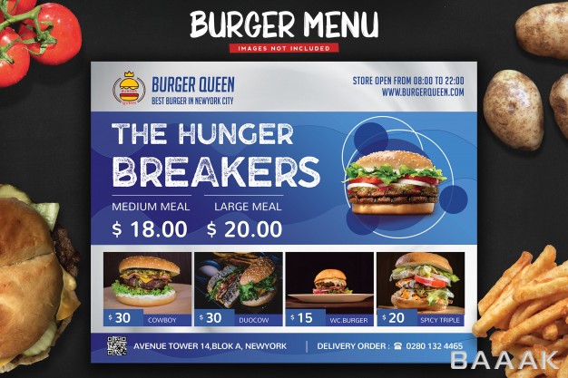 تراکت-مدرن-Fast-food-menu-flyer_592235328