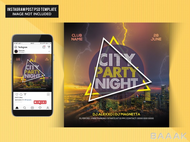 تراکت-خلاقانه-Club-night-party-flyer_514865443