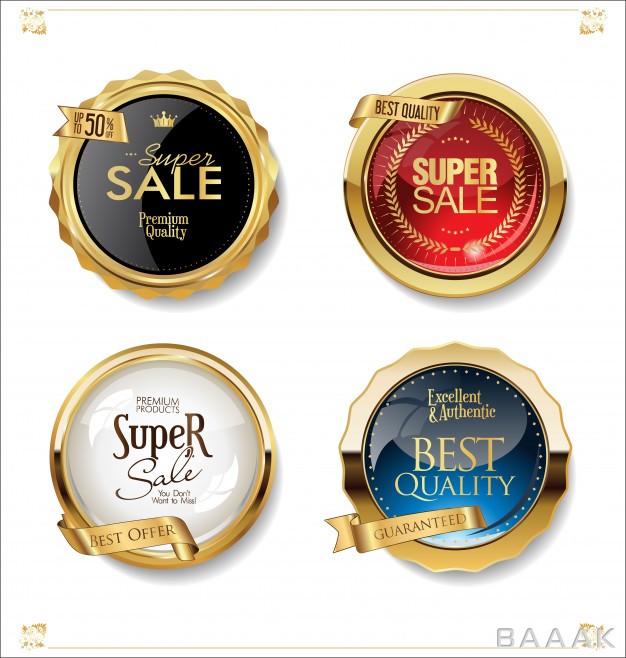 برچسب-پرکاربرد-Gold-black-retro-sale-badges-labels-collection_241380823