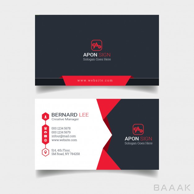 کارت-ویزیت-مدرن-Corporate-business-card-design_4484991