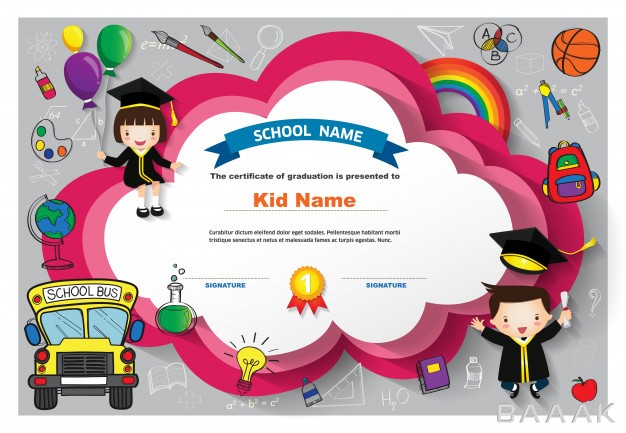 پس-زمینه-خاص-و-مدرن-Kids-diploma-certificate-background-design-template_988441131