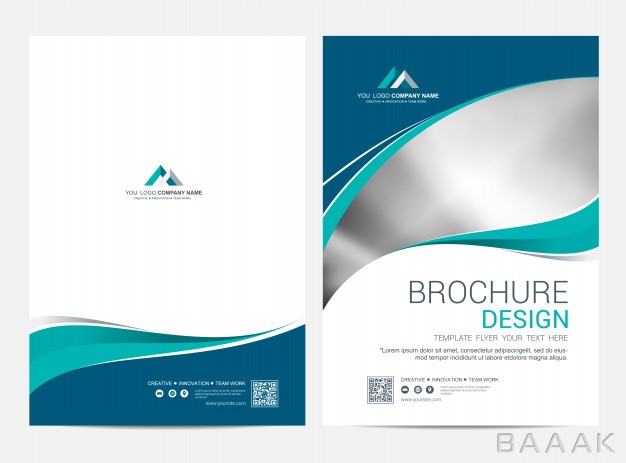 بروشور-مدرن-Brochure-template-flyer-design-vector-background_3842232