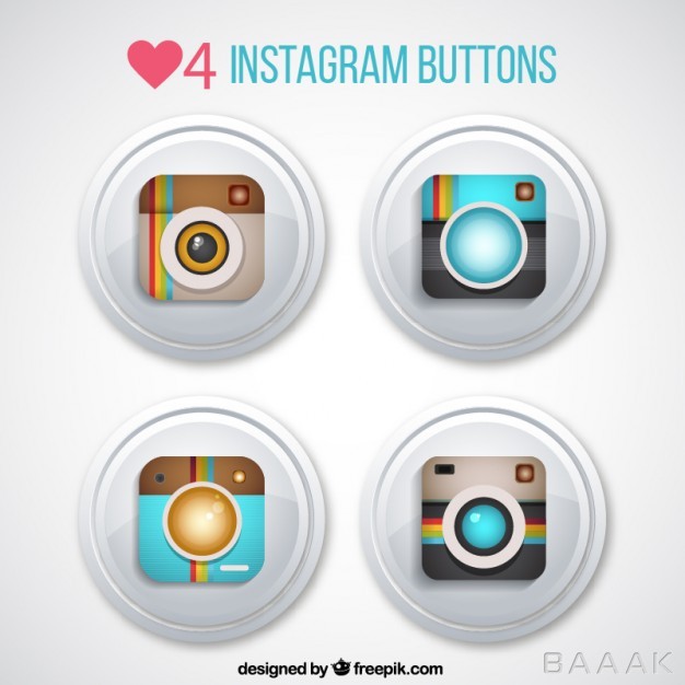 اینستاگرام-مدرن-و-جذاب-Instagram-buttons-pack_361940558