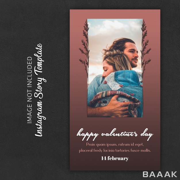 اینستاگرام-پرکاربرد-Instagram-story-templates-valentine-s-day_272532031