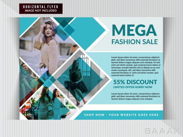 تراکت-زیبا-Fashion-sale-horizontal-flyer_625531820