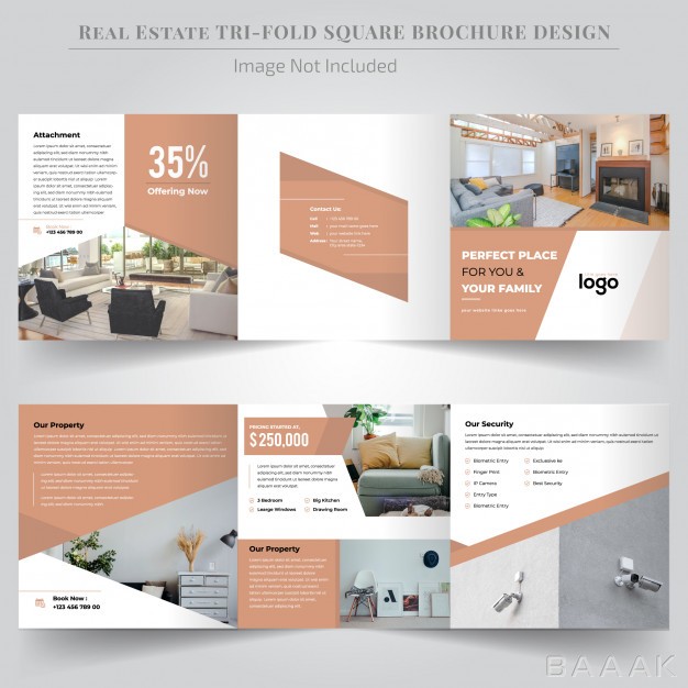 بروشور-خاص-و-خلاقانه-Real-estate-square-trifold-brochure-design_3669987