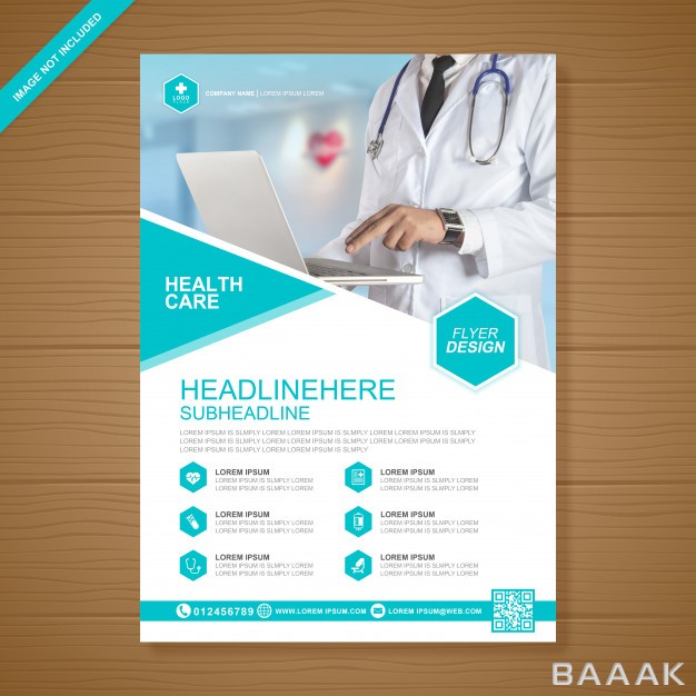 تراکت-خاص-و-مدرن-Health-care-medical-cover-flyer-design-template_184045714