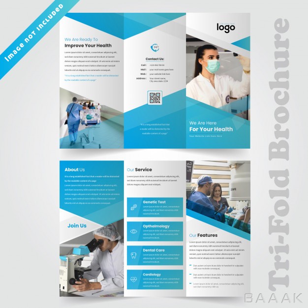 بروشور-زیبا-Medical-trifold-brochure-design-hospital_3694238