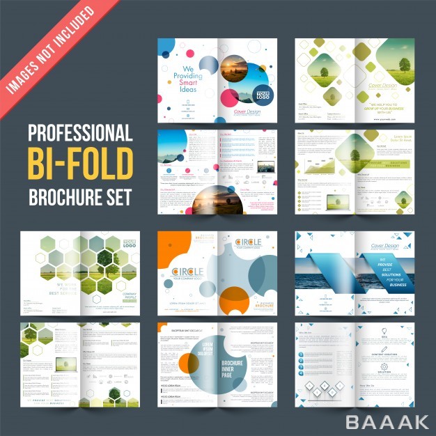 بروشور-مدرن-Set-5-brochures-designs-with-four-pages-designs-template_1149475