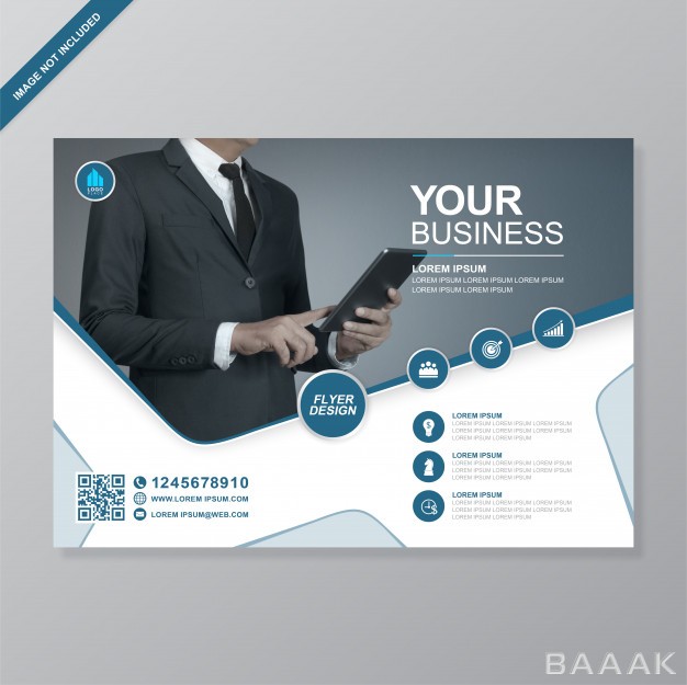 آیکون-مدرن-و-خلاقانه-Corporate-business-cover-a4-flat-icons-flyer-design-template_955057516