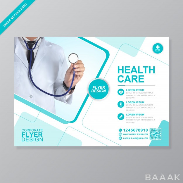 تراکت-زیبا-و-جذاب-Corporate-healthcare-medical-cover-a4-flyer-design-template_427523505