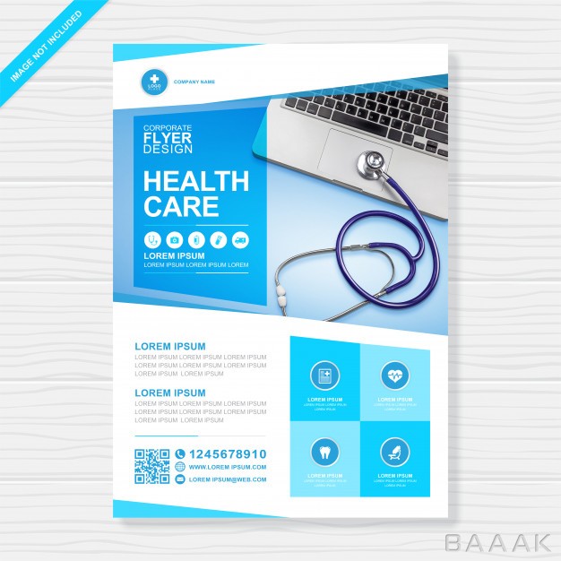 تراکت-جذاب-Corporate-healthcare-medical-cover-a4-flyer-design-template_540831647