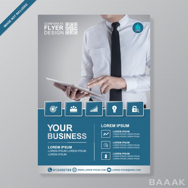 تراکت-زیبا-و-خاص-Business-cover-a4-flyer-design-template_358572515
