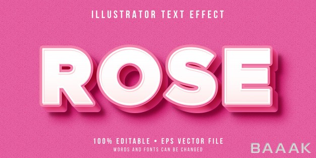 افکت-متن-جذاب-و-مدرن-Editable-text-effect-rose-pink-style_443963223