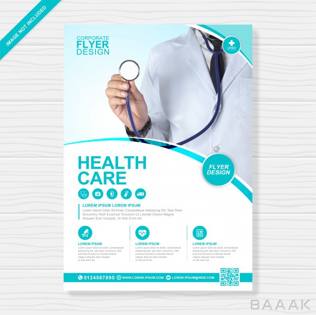 تراکت-جذاب-Corporate-healthcare-medical-cover-a4-flyer-design-template_367643136
