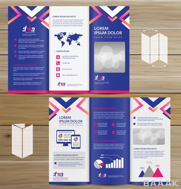 تراکت-پرکاربرد-Brochure-business-tri-fold-leaflet-flyer-vector-design_997881200