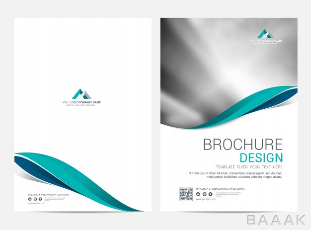 بروشور-مدرن-Brochure-template-flyer-design-vector-background_3916139