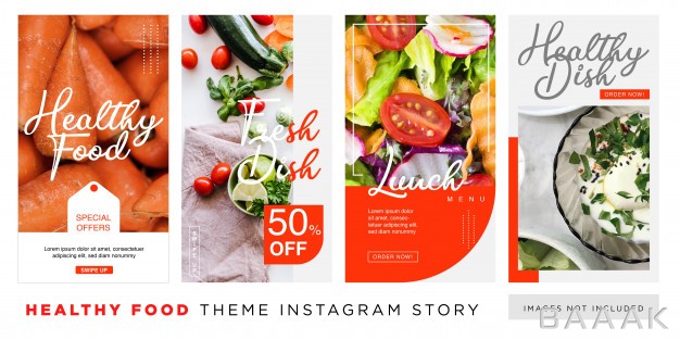 اینستاگرام-جذاب-و-مدرن-Healthy-food-red-theme-instagram-story-template_930158699