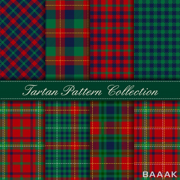پترن-زیبا-و-جذاب-Elegant-collection-dark-green-blue-red-tartan-seamless-patterns_645165379