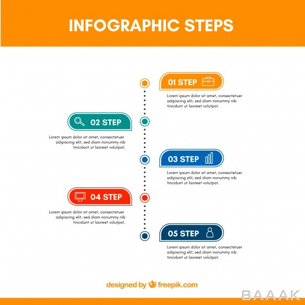 اینفوگرافیک-خاص-و-خلاقانه-Infographic-steps-design_739763737