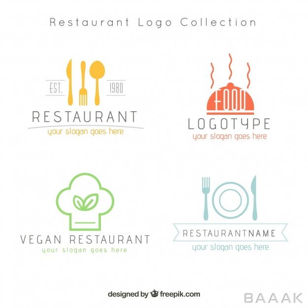 لوگو-زیبا-و-جذاب-Modern-restaurant-logos_1221150