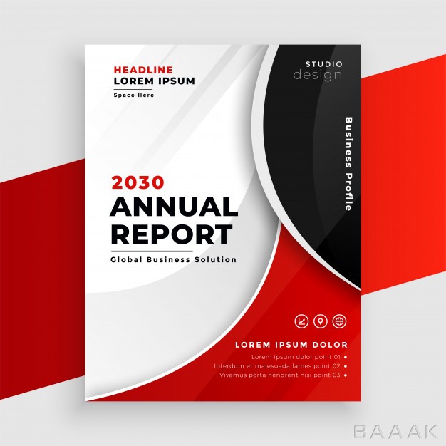تراکت-فوق-العاده-Modern-white-red-corporate-annual-report-flyer_693268891