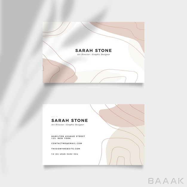 کارت-ویزیت-مدرن-و-خلاقانه-Colorful-minimal-business-card-template_224518037