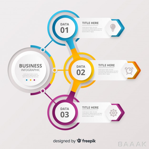 اینفوگرافیک-زیبا-Step-business-infographic_3458788
