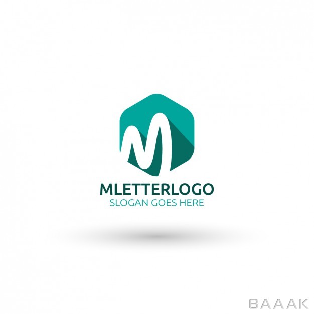لوگو-خاص-M-letter-logo-template_840925