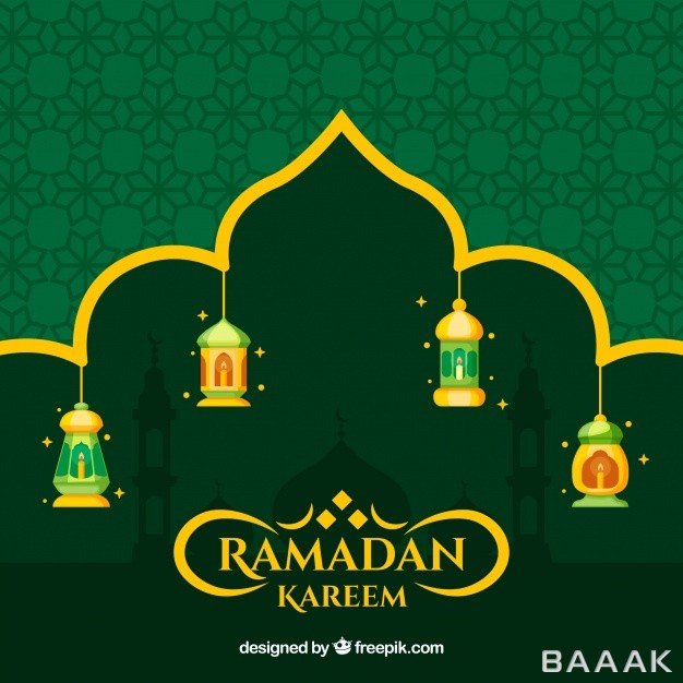 پس-زمینه-زیبا-Ramadan-background-with-lamps-ornaments_356675343