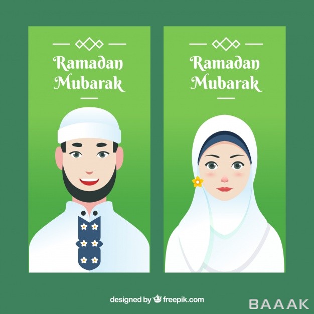 بنر-خاص-Ramadan-banners-with-man-woman_288557269