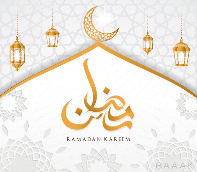 رمضان-خاص-و-مدرن-Ramadan-kareem-islamic-design-mosque-dome-crescent_217017599