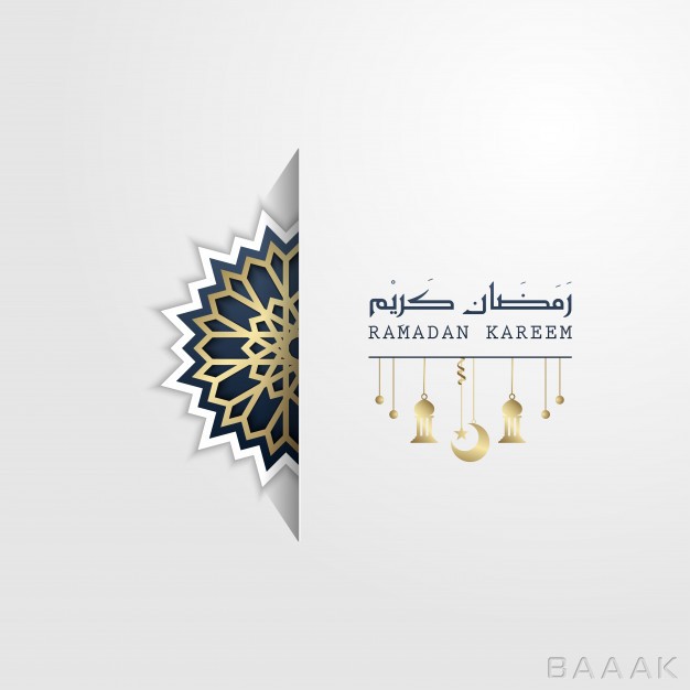پس-زمینه-مدرن-Ramadan-kareem-with-mandala-islamic-background_300521939