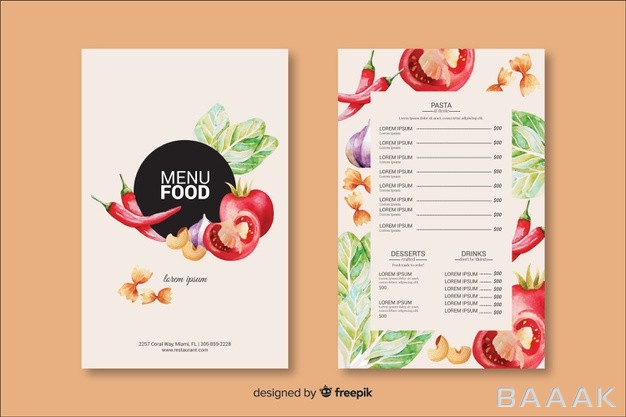 منو-خلاقانه-Hand-drawn-food-menu-template_857422161