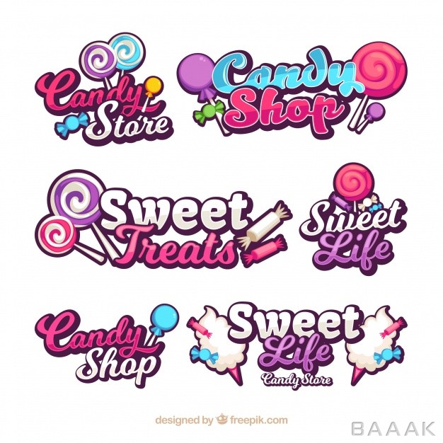 لوگو-فوق-العاده-Candy-shop-logos-collection-companies_2295358