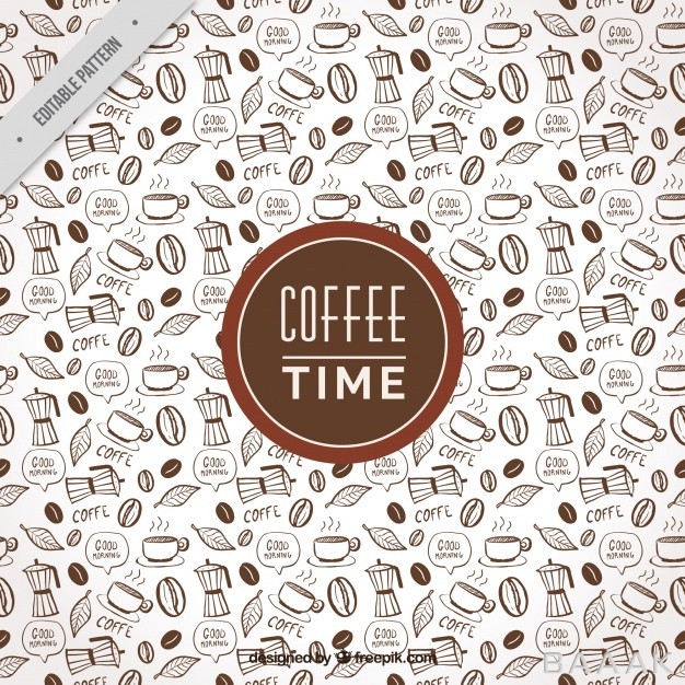 پترن-زیبا-و-جذاب-Fantastic-coffee-pattern-with-decorative-items_431794639