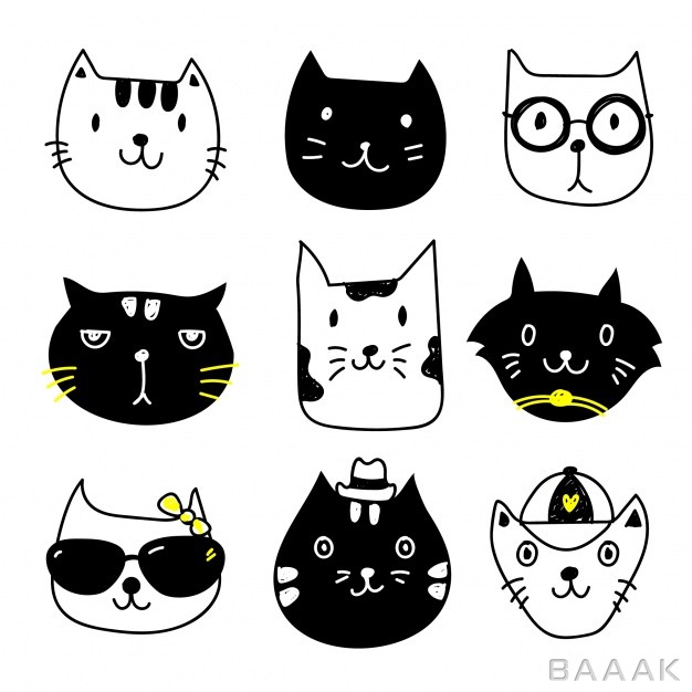 آیکون-خاص-و-خلاقانه-Cat-icons-collection_490859489