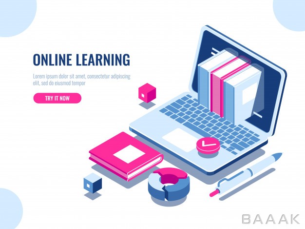 آیکون-خلاقانه-Catalog-online-courses-isometric-icon-online-education-internet-learning_709231660