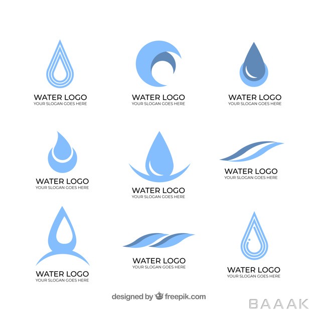 لوگو-پرکاربرد-Water-logos-collection-companies_2314209